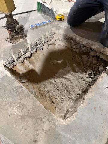 Concrete Removal for Footings