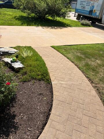 Sidewalk After Woods
