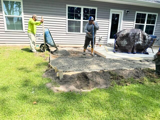 Smoothing cement