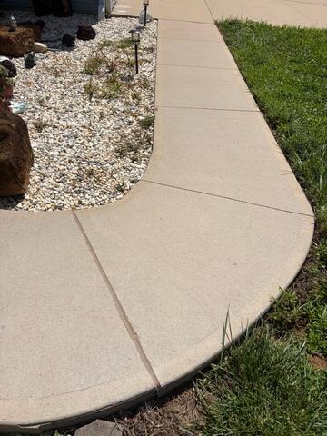 Sidewalk After Woods