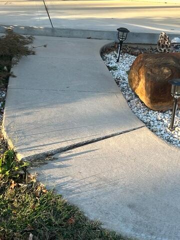 Sidewalk Before Woods