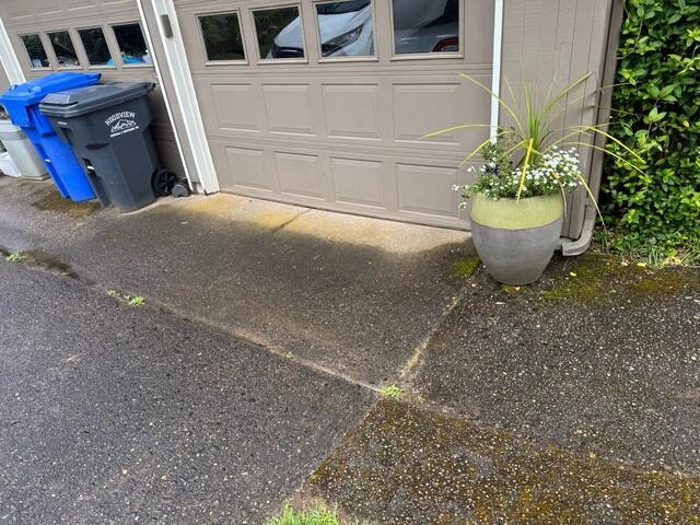 Water in front of home