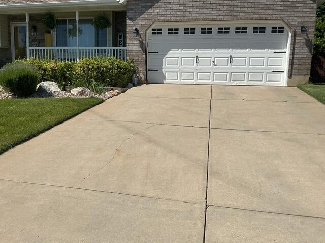 Driveway Crack Repair and Joint Sealing