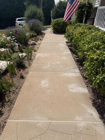 Completed Concrete Sidewalk Leveling in Ogden