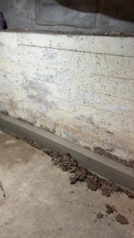 Concrete Curb Installed for WaterGuard System