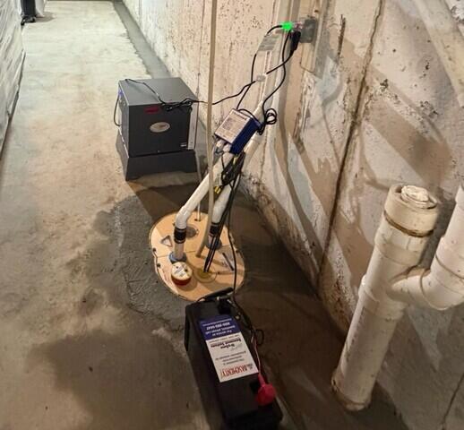 SaniDry Sedona Dehumidifier & TripleSafe Sump Pump