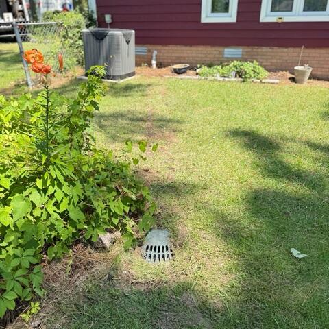 Exterior Discharge Line Covered