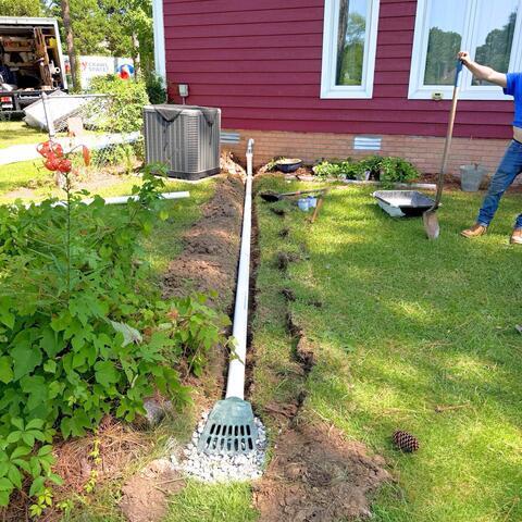Exterior Drainage Line