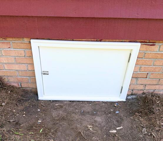 Custom Crawl Space Door
