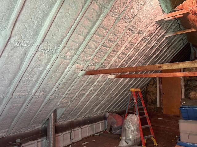 Roof Deck Spray Foam