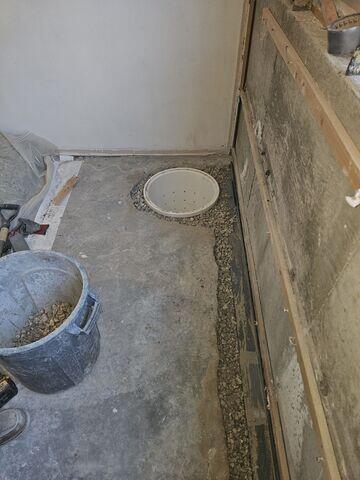 WaterGuard drainage and SuperSump liner