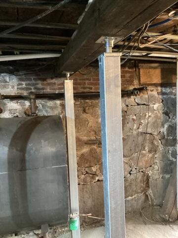 SmartJacks Secured to Main Beam