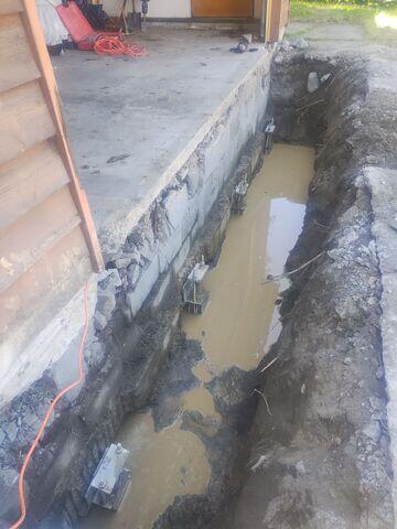 Helical Piers Installed