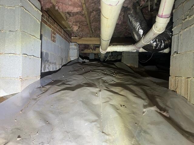 Moisture and Water Intrusion Concerns Discovered in Cary, NC Crawl Space