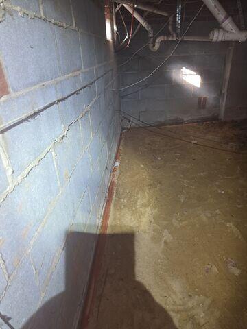 Interior Drainage System Installed to Capture Groundwater