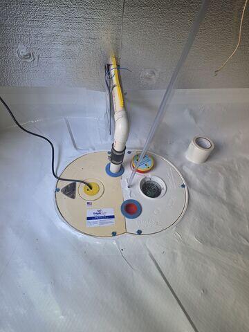 TripleSafe™ Sump Pump Installed for Reliable Water Protection
