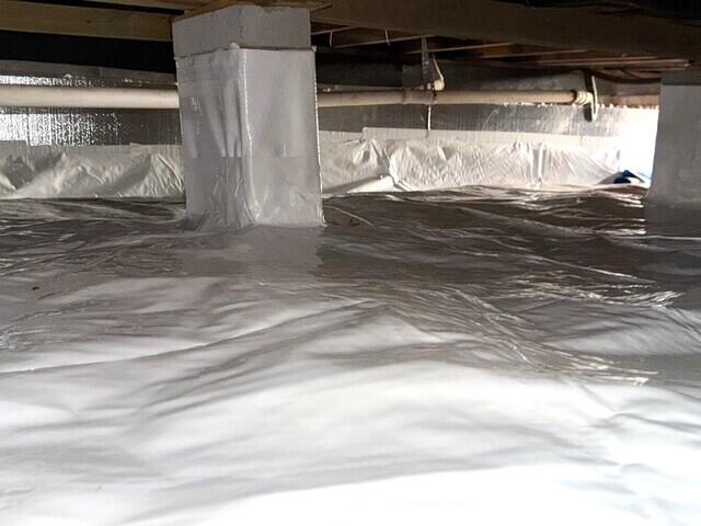 Insulating the Crawl Space Helps Keep the Temperature Regulated