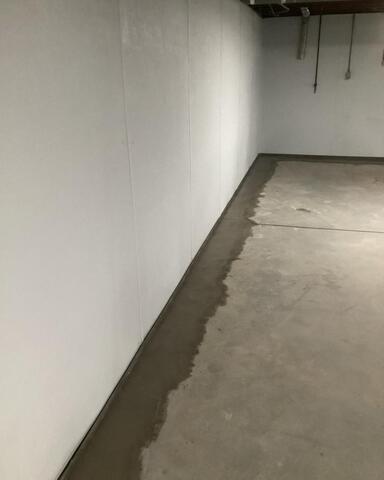 Clean and Protected Basement Walls