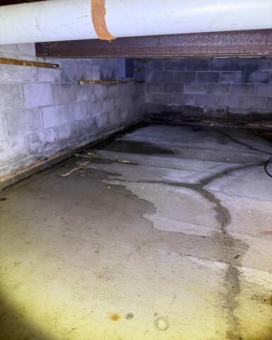 Crawl Space Slowly Turning Into a Pool