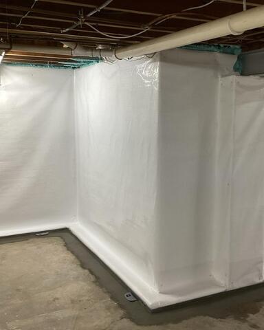 Discreet Basement Drainage System