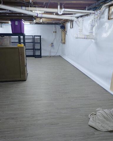 Brand New Flooring Laid Out