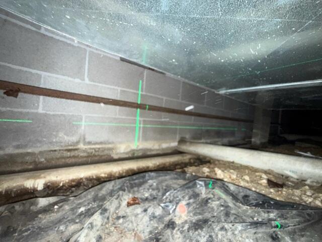 Crawl Space During Inspection