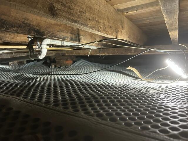 Drainage Matting Installed