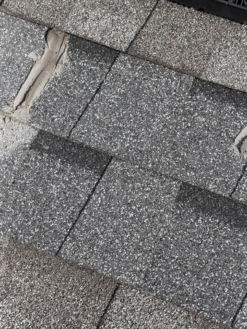 Damaged shingles not just from hail