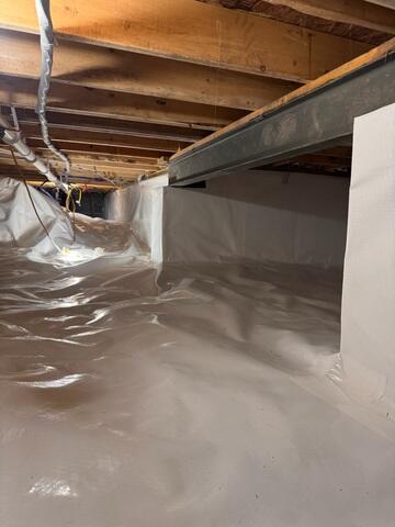 Crawl Space After Encapsulation
