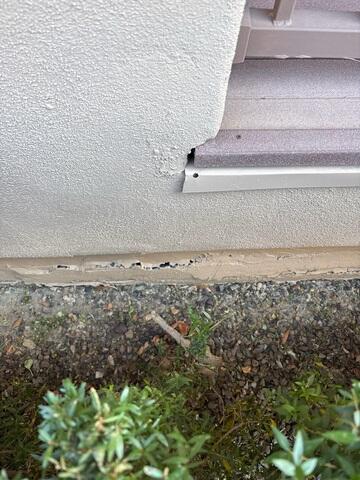 Damaged Stem Wall Before Repair in Gilbert, AZ