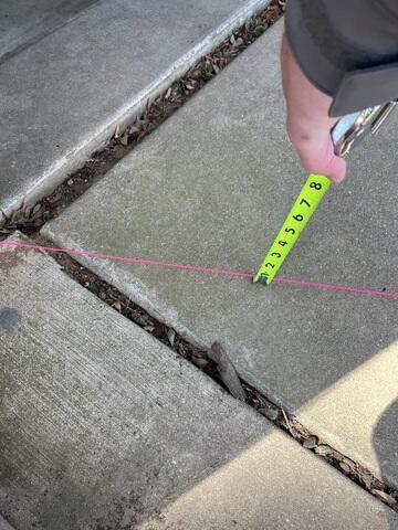 Sunken Driveway Slab