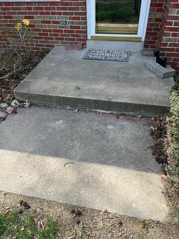 Unleveled Front Porch