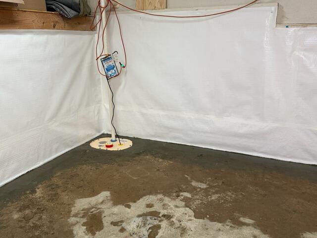 Step one is to make sure the water can be removed.
