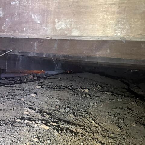 Crawl Space Before Construction Begins