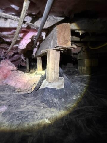 Compromised Subfloor Pier