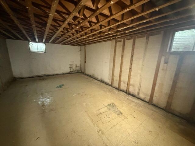Basement Before Repairs