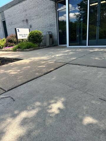 Sunken Concrete Slabs