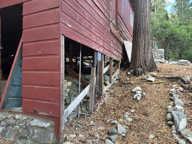 Exterior View of Crawl Space Access