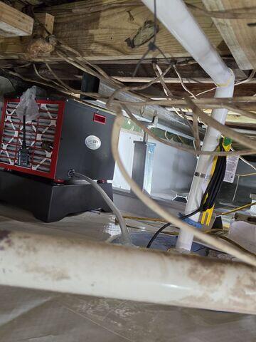 Crawl Space Dehumidifier