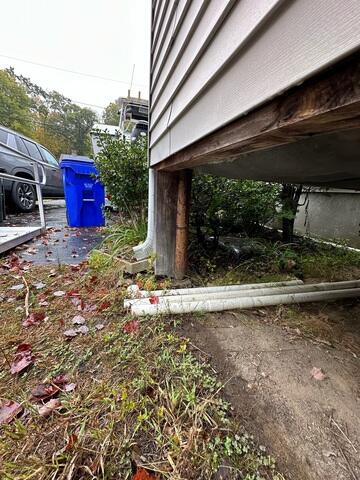 Sinking Porch Posts