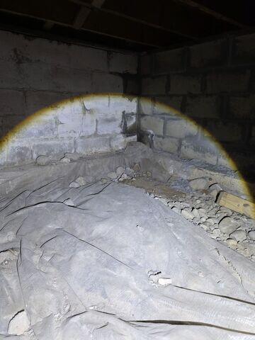 Failing Crawl Space Moisture Barrier