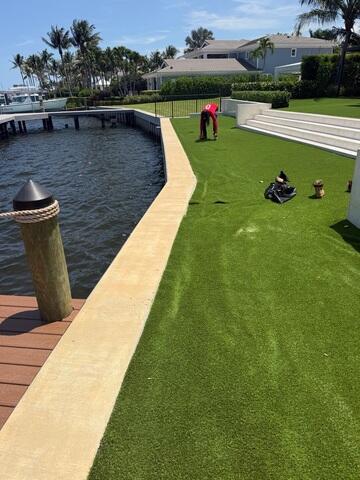 Concrete Seawall Repair Complete