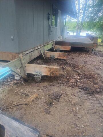 Helical Piers and Supplemental Beam Installation