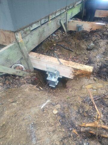 Helical Pier Installation
