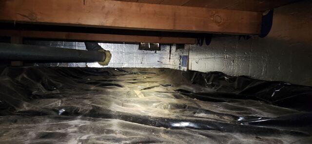 Dirty Vapor Barrier