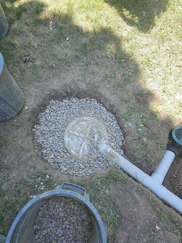 Soak-Away With Drainage