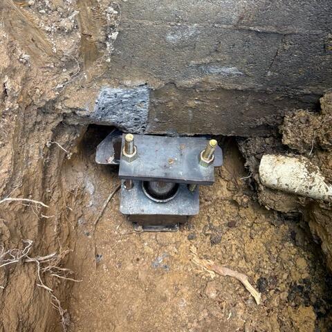 Helical Pier Installation