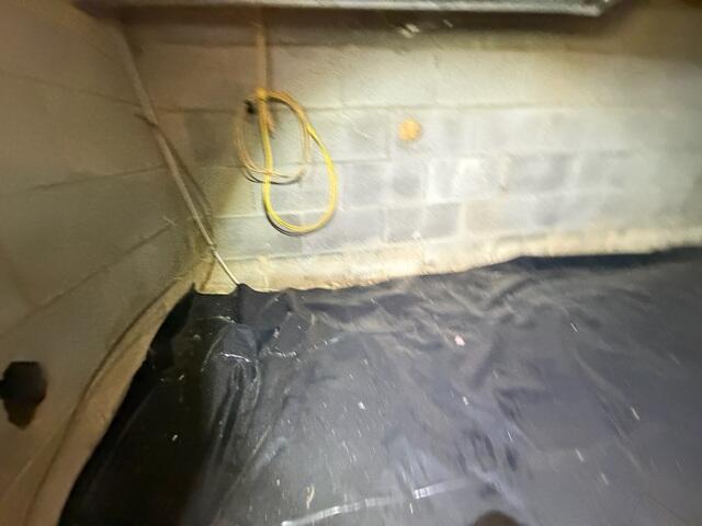 Crawl Space During Inspection