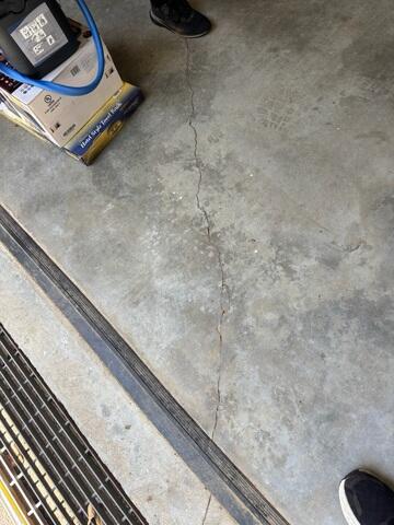 Cracked Garage Floor