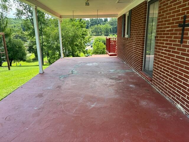Leveled Front Porch
